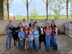 County elected officials and I got a preview of the upcoming Dauphin County 4-H Fair to be held August 12 at the Elizabethtown Fairgrounds. Thanks to the Coble family for hosting us at their Bicentennial Farm (c. 1790) south of Hershey.