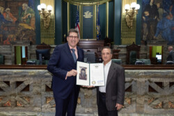I had the privilege of recognizing my constituent, Greg Sirb, upon his retirement after nearly 34 years as Executive Director of the PA State Athletic Commission. Greg has regulated more than two thousand boxing events and 1,100 MMA events. He's a true champion in the combat sports industry, not just in PA but nationally.