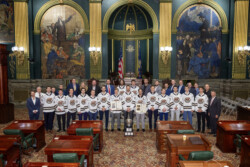 I hosted the Hershey Bears at the Capitol to recognize their 2023 Calder Cup National Championship. Congratulations to the players, coaches and staff who brought home the league-leading 12th Calder Cup in franchise history!