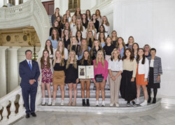 I had the pleasure of hosting two groups of talented local high school athletes at the State Capitol and presenting them with Senate citations. On Monday, the Lower Dauphin High School Field Hockey Team was recognized for their PIAA Class 3A State Championship. On Wednesday, the Central Dauphin High School Girls’ Soccer Team was recognized for their PIAA Class 4A State Championship. Congratulations to both these teams, and I wish all the players and coaches continued success, both on and off the field.