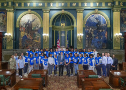 I was honored to host the PIAA Class A State Champion Steelton-Highspire Jr./Sr. High School Football Team. Congratulations to the Steamrollers, and I wish all the players and coaches continued success!