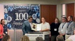I recently commemorated the 100th anniversary of the establishment of the Pennsylvania State Employees' Retirement System (SERS) with a Senate resolution. SERS currently serves nearly 240,000 members and distributed about $3.9 billion in pension funds to retirees last year.