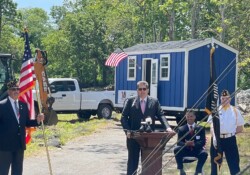I was honored to join Veterans Outreach of Pennsylvania in breaking ground on the new Veterans Grove in Harrisburg, which will offer housing and support services for our area's homeless veterans, with 15 tiny homes and a community center.